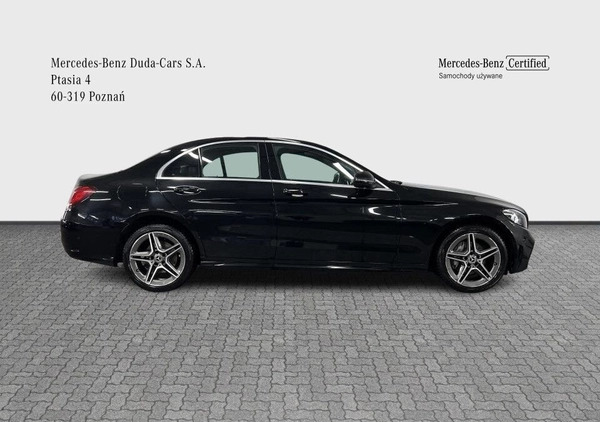 Mercedes-Benz Klasa C cena 109900 przebieg: 132530, rok produkcji 2019 z Poznań małe 211